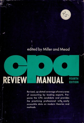 CPA review manual.