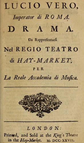 Lucio Vero, imperator di Roma