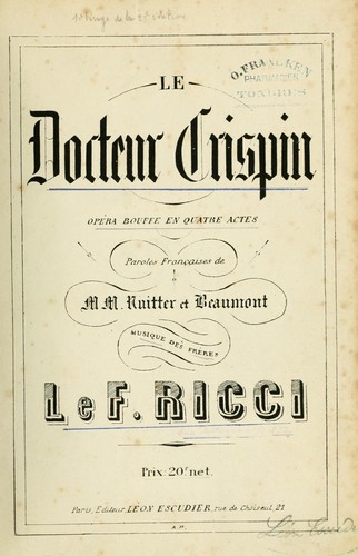 Le docteur Crispin