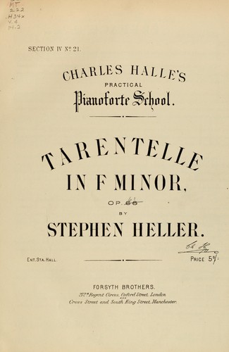 Charles Hallé's practical pianoforte school