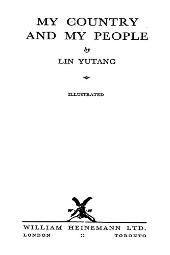 My Country And My People