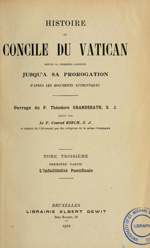 Histoire du Concile du Vatican