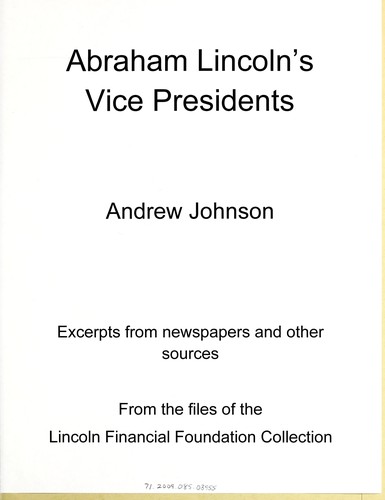 Abraham Lincoln's vice presidents