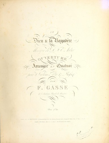 Le dieu & la bayade  re