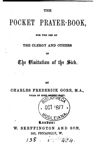 The Pocket Prayer Book