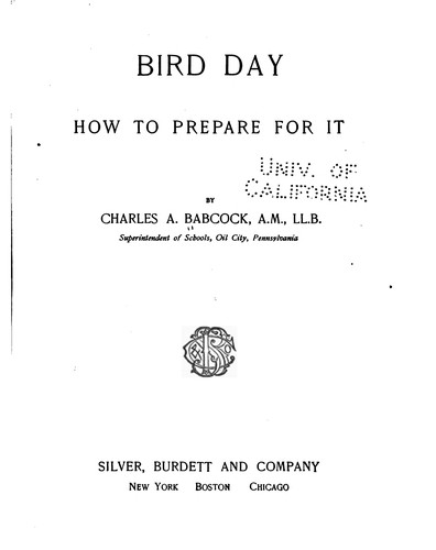 Bird Day: How to Prepare for it