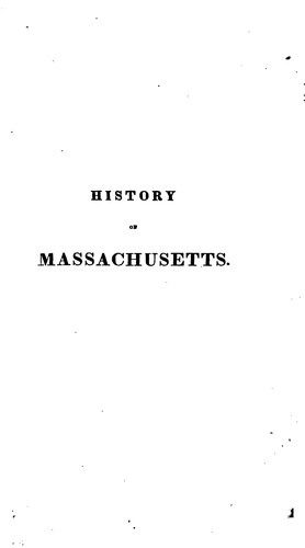 History of Massachusetts, 1764-1820