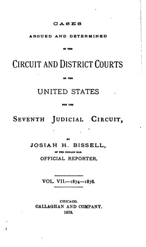 Cases Argued and Determined in the Circuit and District Courts of the United ...