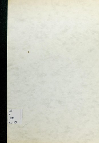 Elements of educational planning