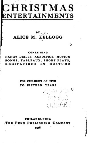 Christmas entertainments