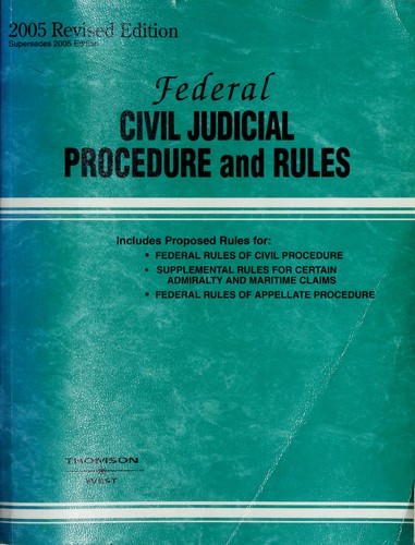 Federal Civil Judicial Procedure and Rules