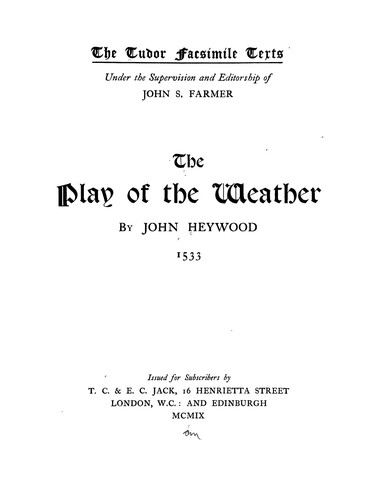 The play of the weather