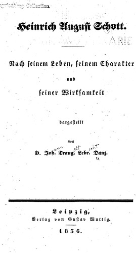 Heinrich August Schott