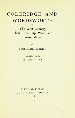 Coleridge and Wordsworth in the West country