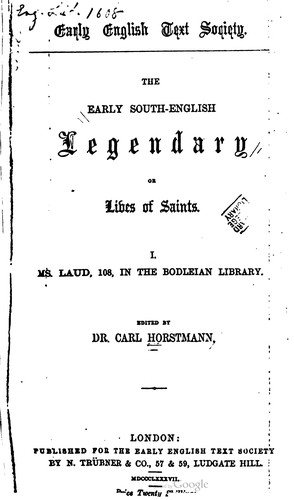 The early South-English legendary