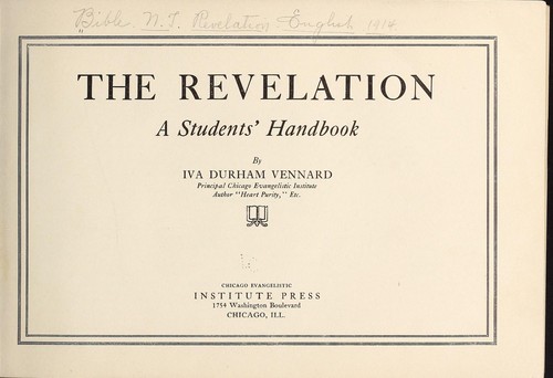 The Revelation, a student's handbook