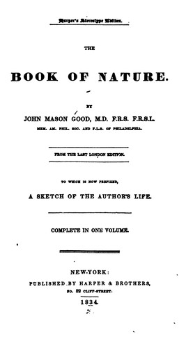 The Book of Nature