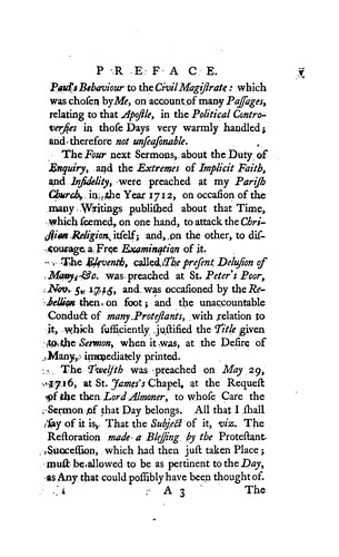 Sixteen Sermons Formerly Printed: Now Collected Into One Volume ... to which are Added, Six ...