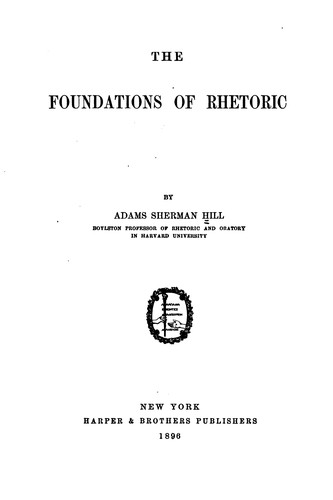 The Foundations of Rhetoric