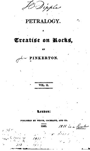 Petralogy. A Treatise on Rocks