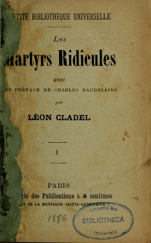 Les martyrs ridicules