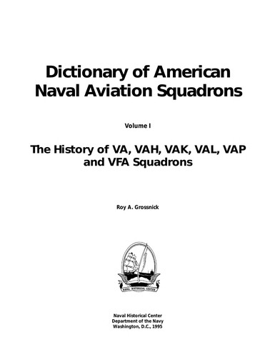 Dictionary of American naval aviation squadrons