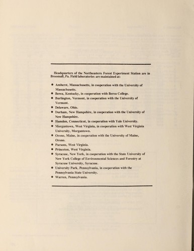 Silvicultural guide for paper birch in the Northeast