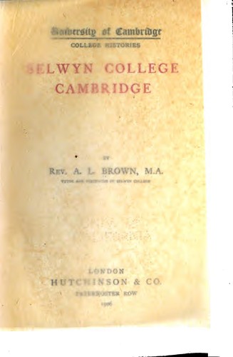 Selwyn college, Cambridge