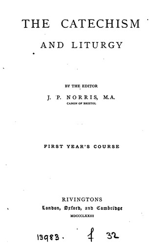 The catechism and liturgy