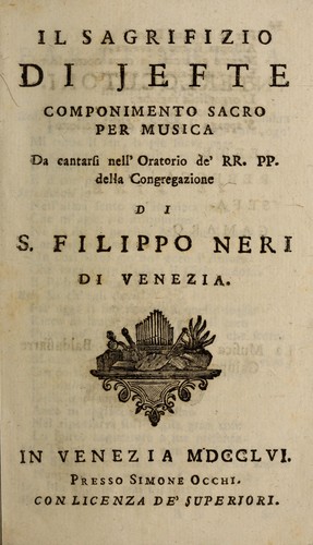 Il sagrifizio di Jefte