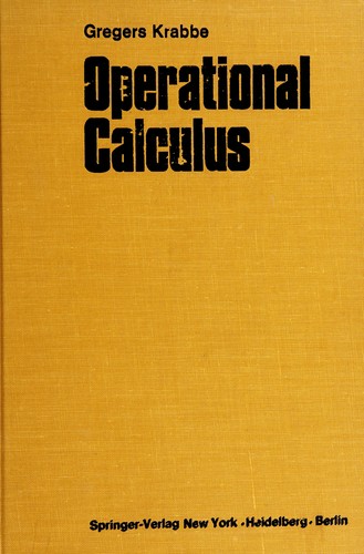 Operational calculus.