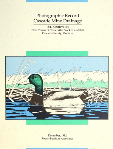 Photographic record, Cascade Mine drainage
