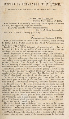 Report of Gurley, Linch [!] & Cowan