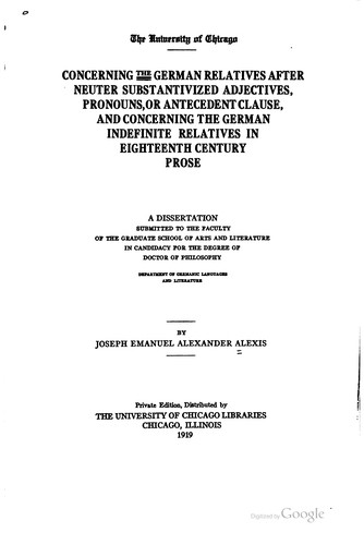 Concerning the German relatives after neuter substantivized adjectives, pronouns, or antecedent clause