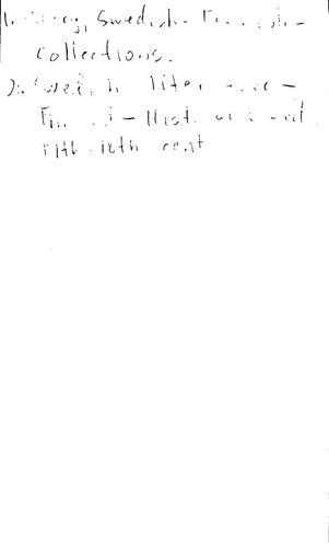 Den svenska vitterheten i Finland under stormaktstiden, 1640-1720: Valda vitterhetsarbeten jämte ...