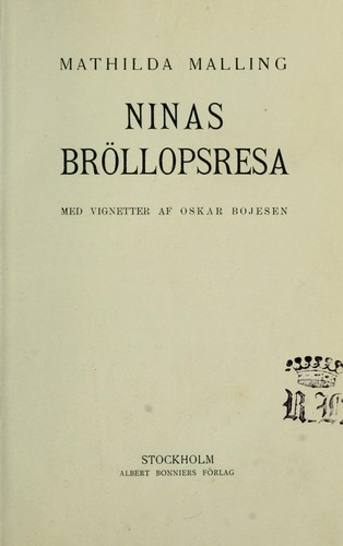 Ninas bröllopsresa