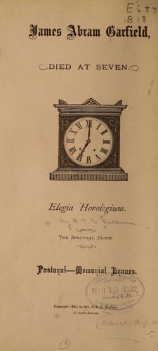 James Abram Garfield, died at seven