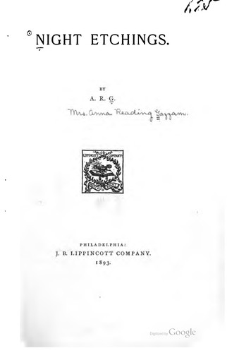 Night Etchings