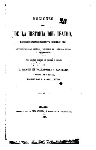 Nociones acerca de la historia del teatro, desde su nacimineto hasta nuestros dias