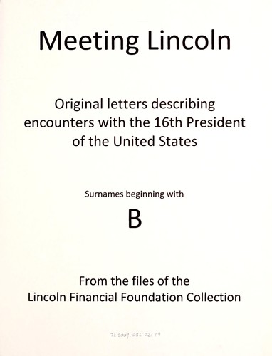 Meeting Lincoln