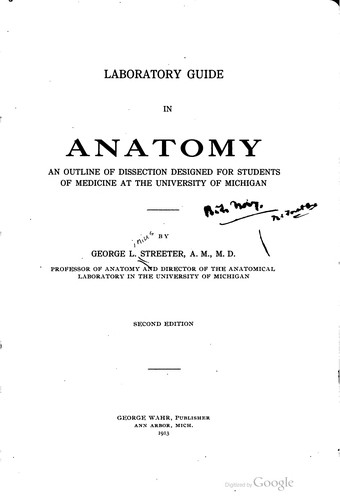 Laboratory guide in anatomy