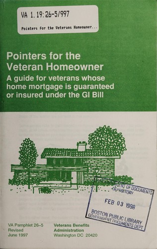 Pointers for the veteran homeowner