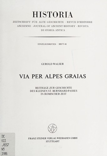 Via per Alpes Graias