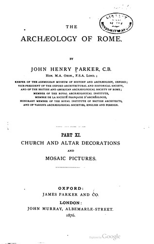 The archaeology of Rome.