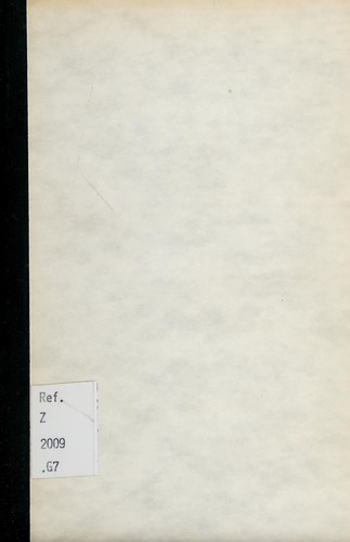 A bibliography of parliamentary debates of Great Britain.