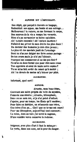 Alfonse dit l'impuissant: tragédie en un acte