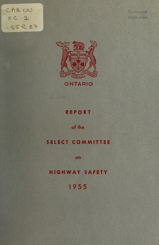 REPORT OF THE SELECT COMMITTEE ON HIGHWAY SAFETY