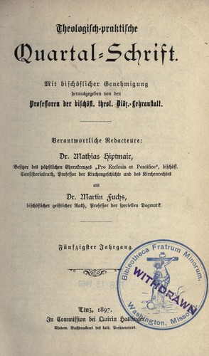 Theologisch-praktische Quartalschrift