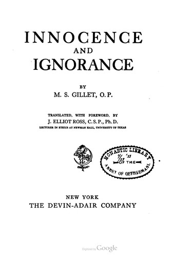 Innocence and ignorance