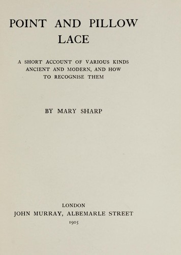 Point and pillow lace